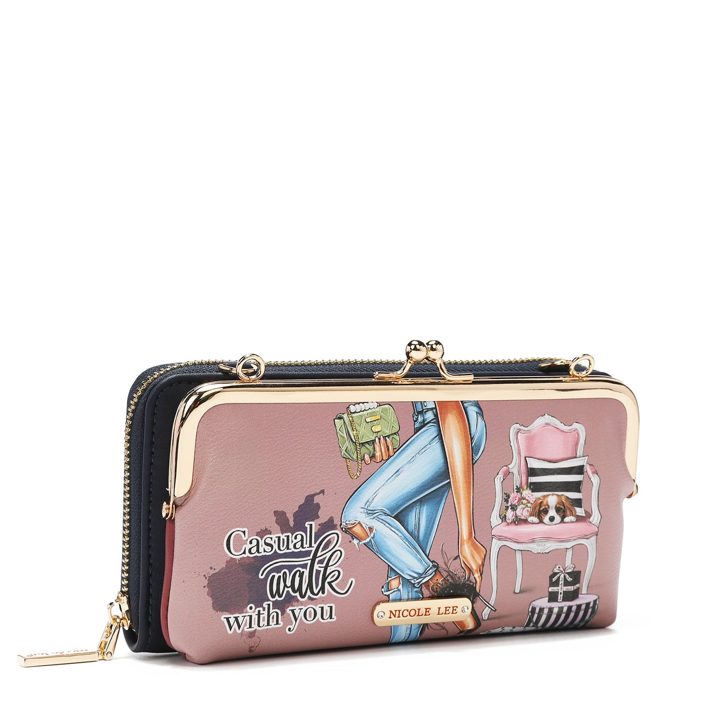 3 PIECE GIFT SET (CROSSBODY WALLET, CARD CASE, WATCH)