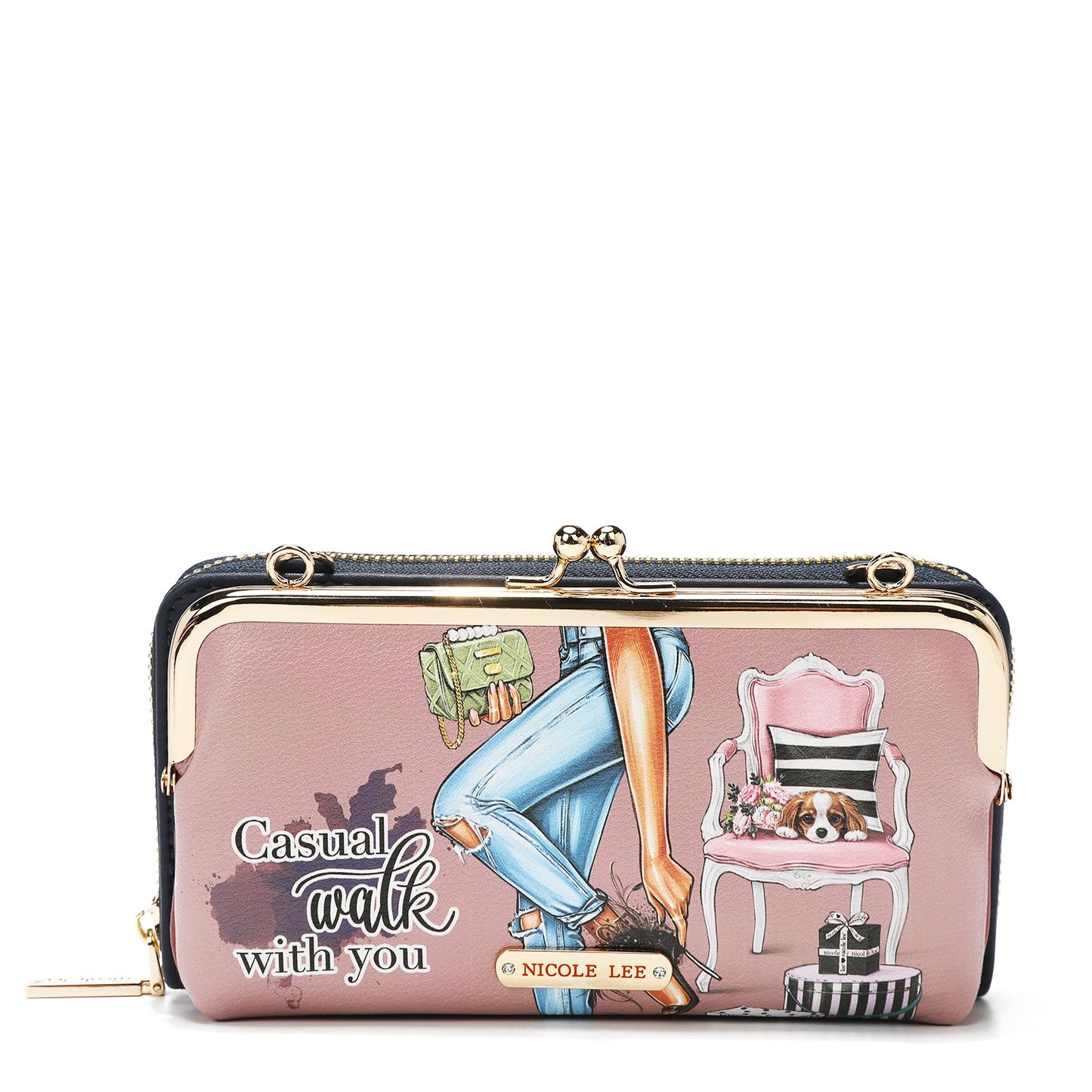 3 PIECE GIFT SET (CROSSBODY WALLET, CARD CASE, WATCH)