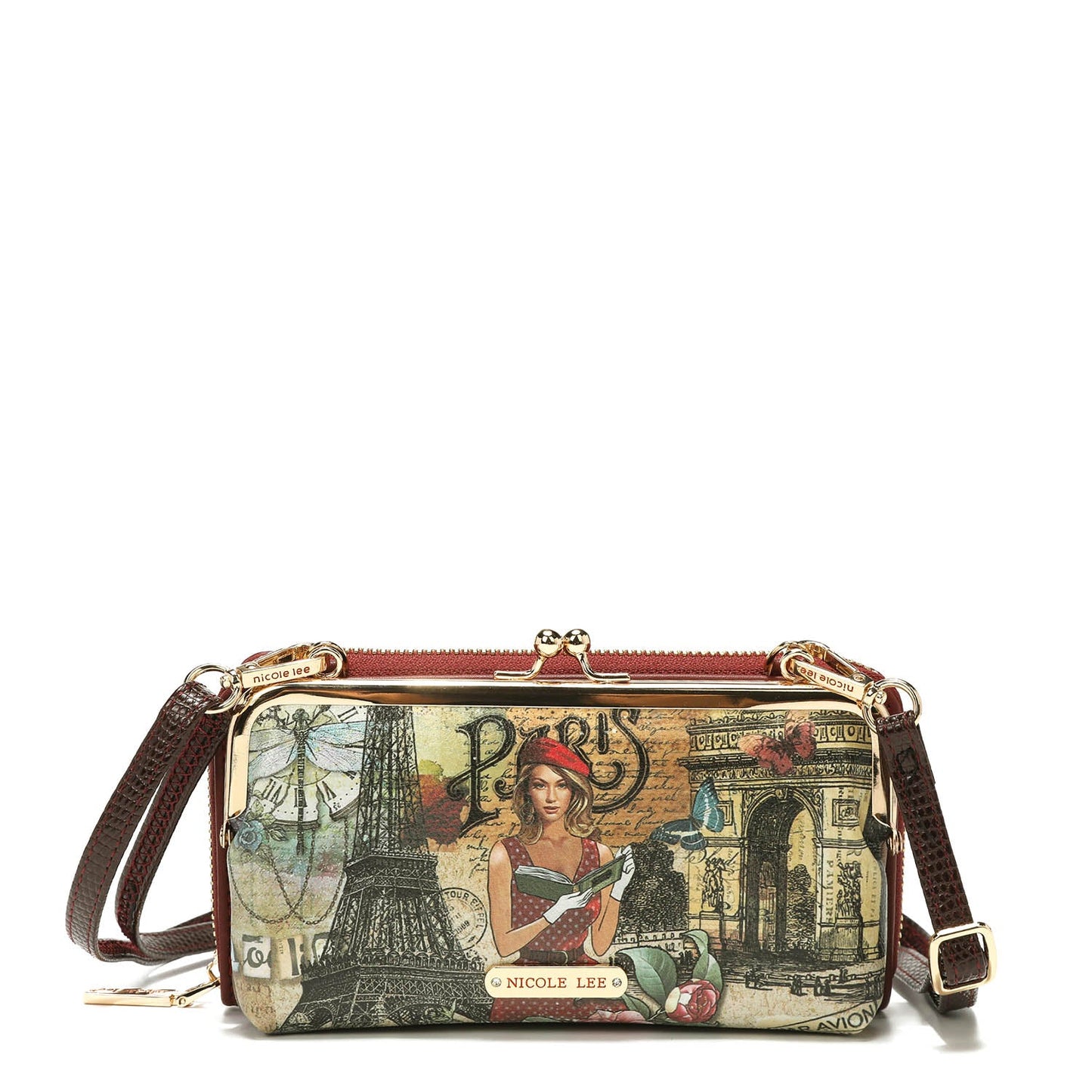 3 PIECE GIFT SET (CROSSBODY WALLET, CARD CASE, WATCH)
