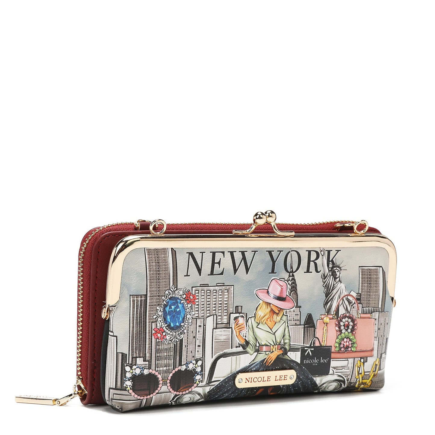 3 PIECE GIFT SET (CROSSBODY WALLET, CARD CASE, WATCH)