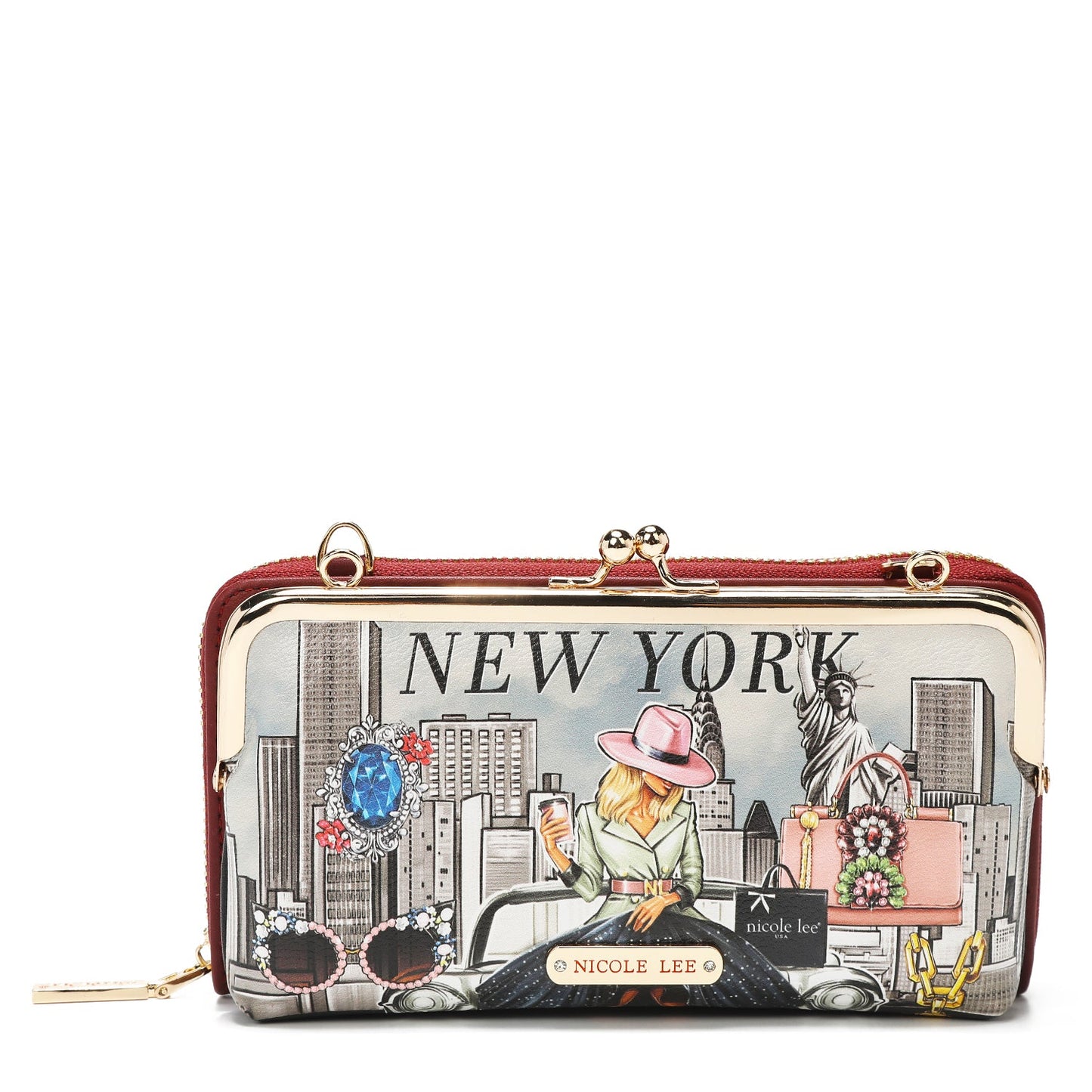 3 PIECE GIFT SET (CROSSBODY WALLET, CARD CASE, WATCH)