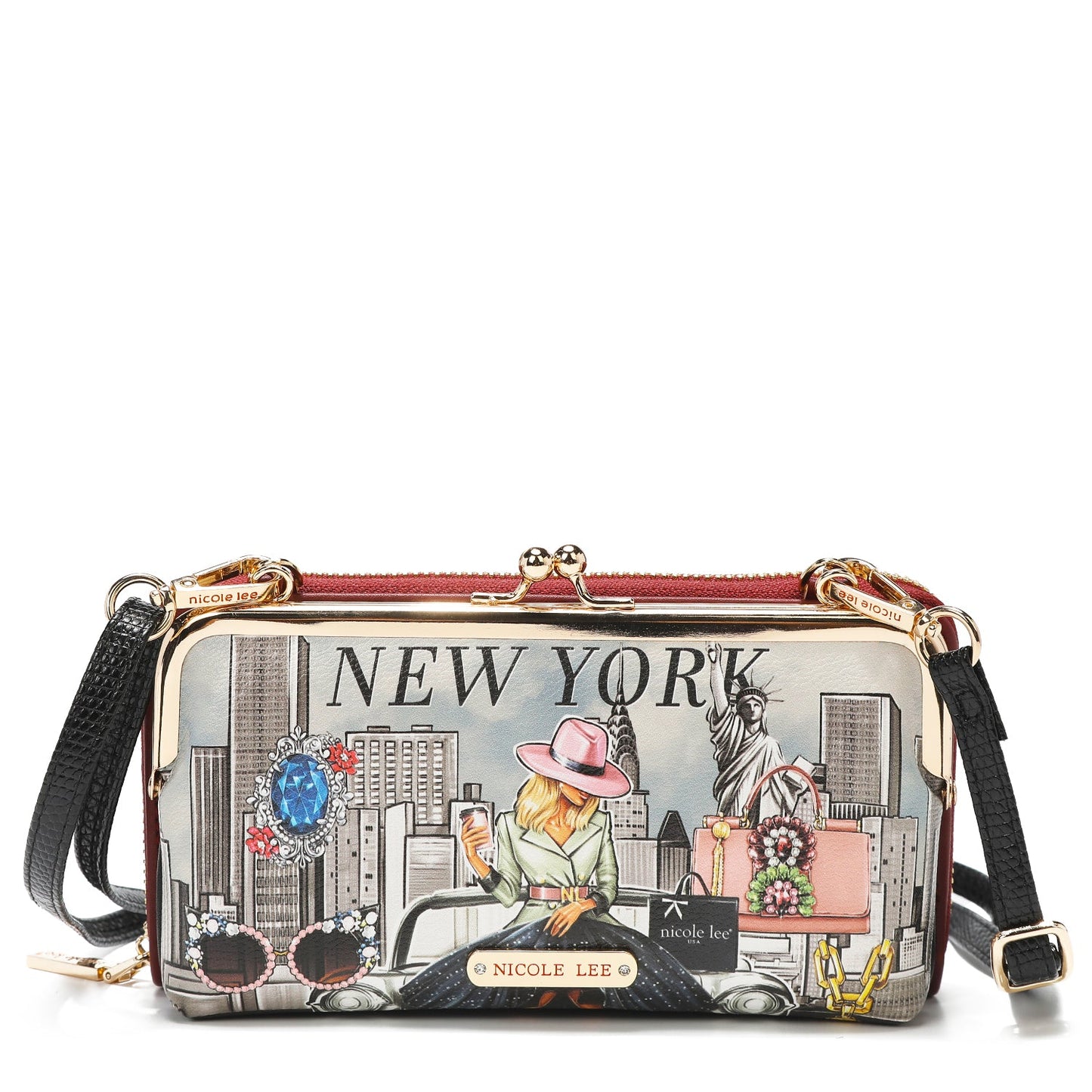 3 PIECE GIFT SET (CROSSBODY WALLET, CARD CASE, WATCH)